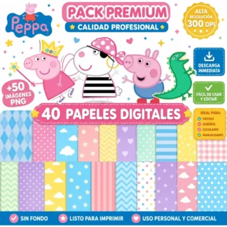 Kit Imagenes Png Peppa Pig Cliparts Papeles Digital