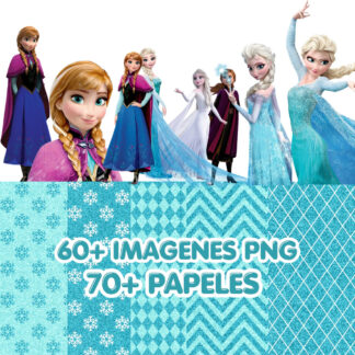 Kit Imagenes Png Frozen Cliparts Papeles Digital