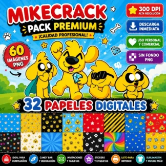 Kit Imagenes Png Mikecrack Cliparts Papeles Digital