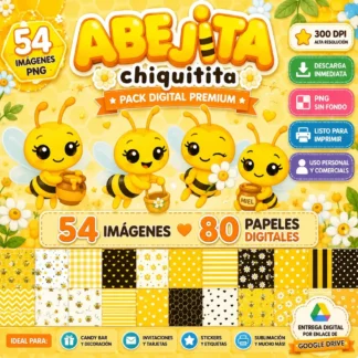 Kit Imagenes Png Abejita Chiquitita Cliparts Papeles Digital