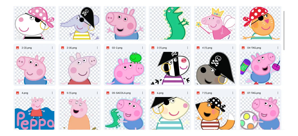 Kit Imagenes Png Peppa Pig Cliparts Papeles Digital - Imagen 3