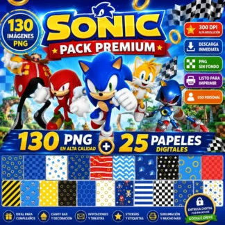 Kit Imagenes Png Sonic Cliparts Papeles Digital