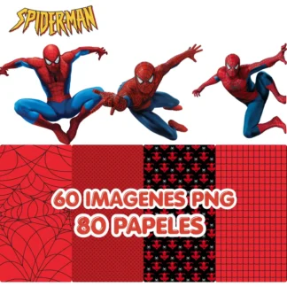 Kit Imagenes Png Spiderman Cliparts Papeles Digital