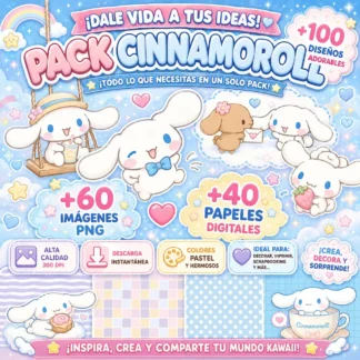 Kit Imagenes Png Cinnamoroll Cliparts Papeles Digital