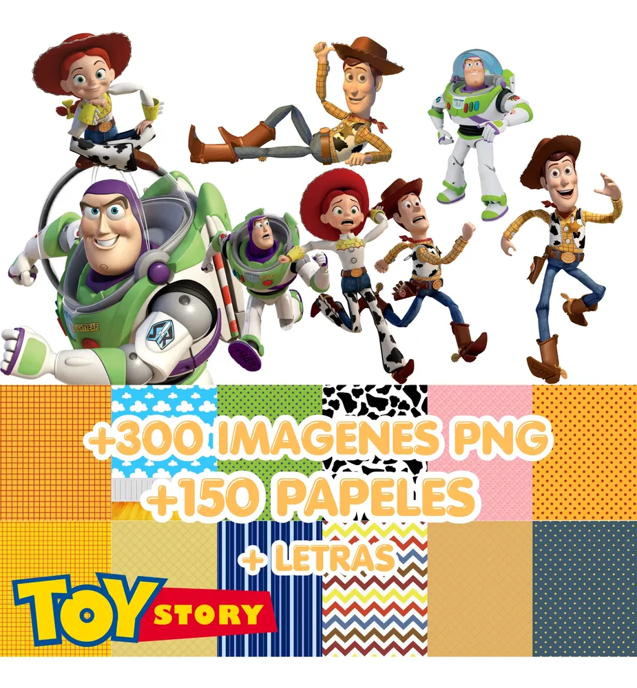 Kit Imagenes Png Toy Story Cliparts Papeles Digital